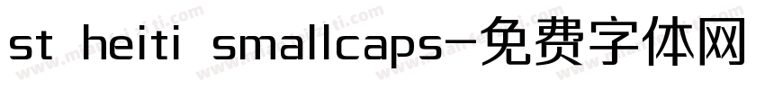 st heiti smallcaps字体转换